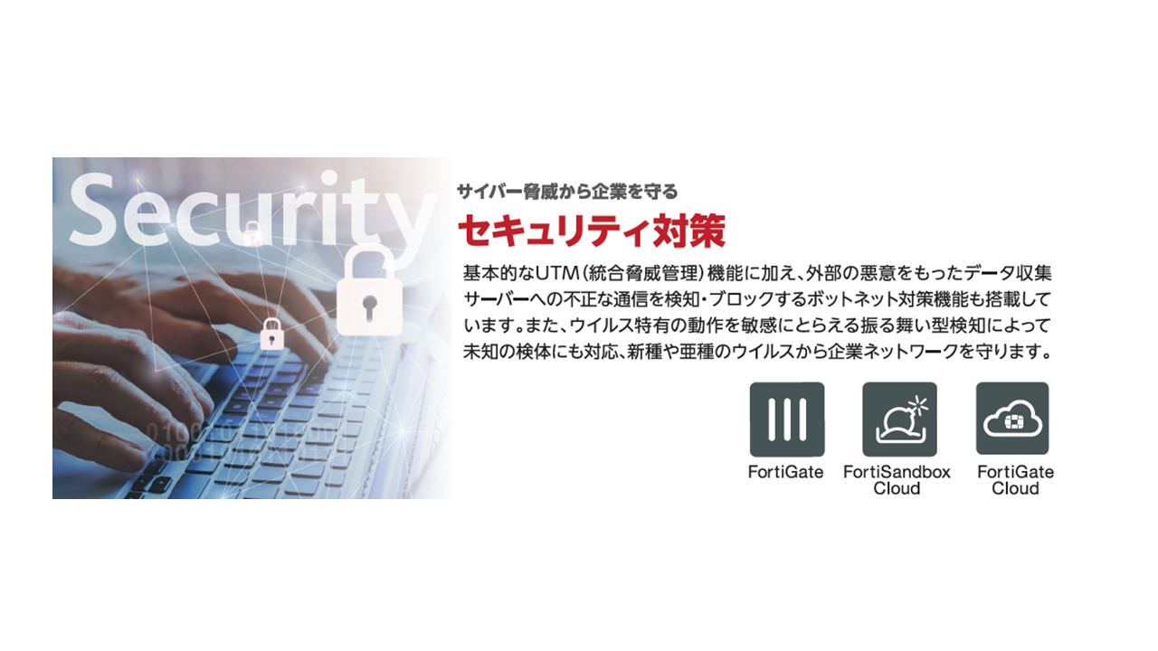 【FortiGate】サイバー脅威から企業を守る